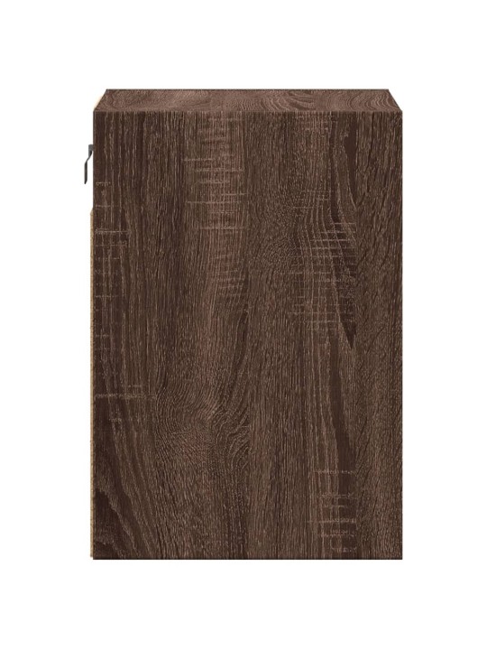 Nástěnná tv skříňka s led osvětlením hnědý dub 41 x 31 x 45 cm