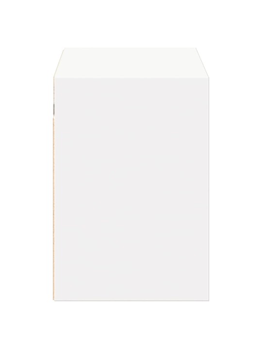 Nástěnná TV skříňka s LED osvětlením bílá 100 x 31 x 45 cm