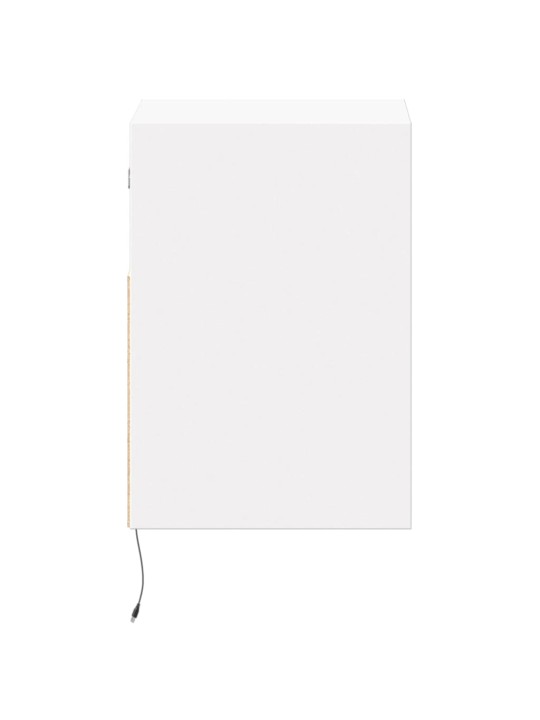 Nástěnné TV skříňky s LED osvětlením 2 ks bílé 41 x 31 x 45 cm