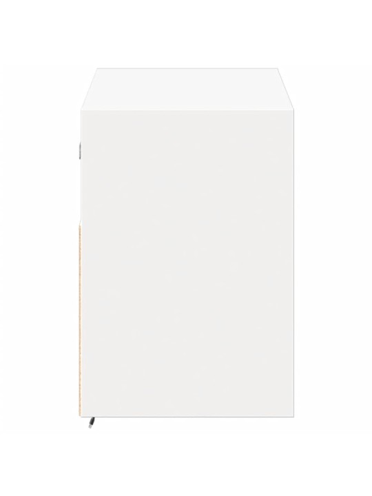 Nástěnná TV skříňka s LED osvětlením bílá 100 x 31 x 45 cm