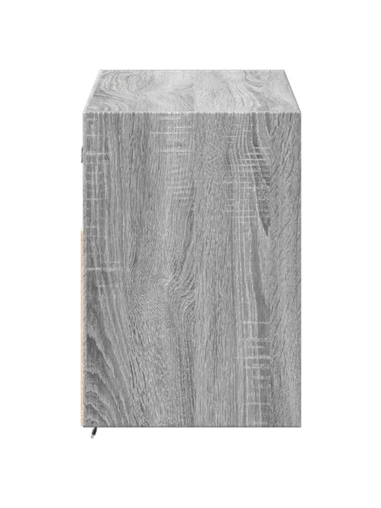 Nástěnná tv skříňka s led osvětlením šedá sonoma 100x31x45 cm