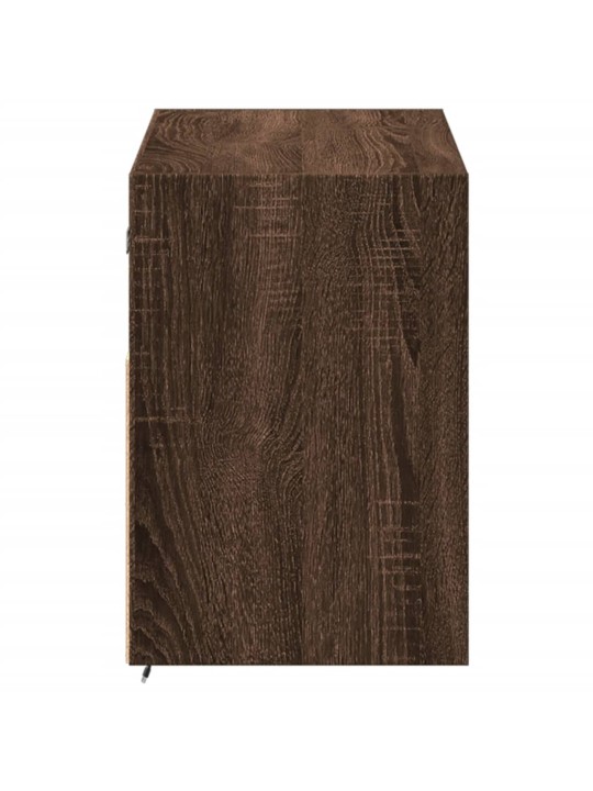 Nástěnná tv skříňka s led osvětlením hnědý dub 100 x 31 x 45 cm