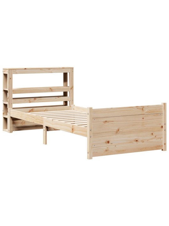 Rám postele s čelem 75 x 190 cm masivní borovice