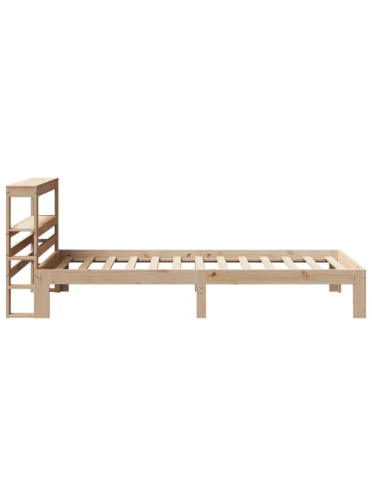 Rám postele s čelem 90 x 200 cm masivní borové dřevo