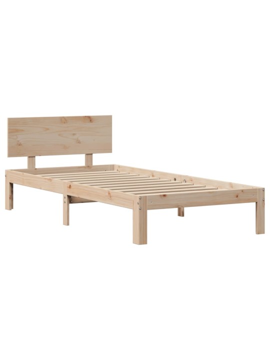 Rám postele s čelem 90 x 190 cm masivní borovice