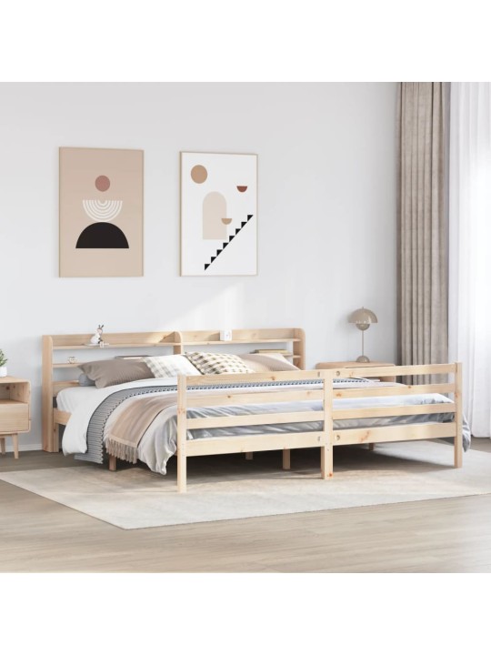 Rám postele s čelem 180 x 200 cm masivní borovice