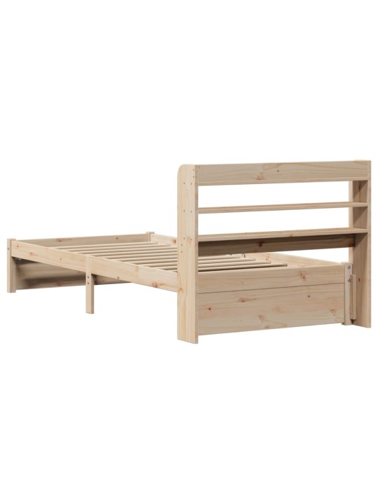 Rám postele s čelem 75 x 190 cm masivní borovice