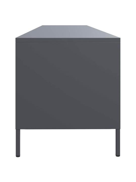 Tv skříňka antracitová 202x39x43,5 cm ocel válcovaná za studena