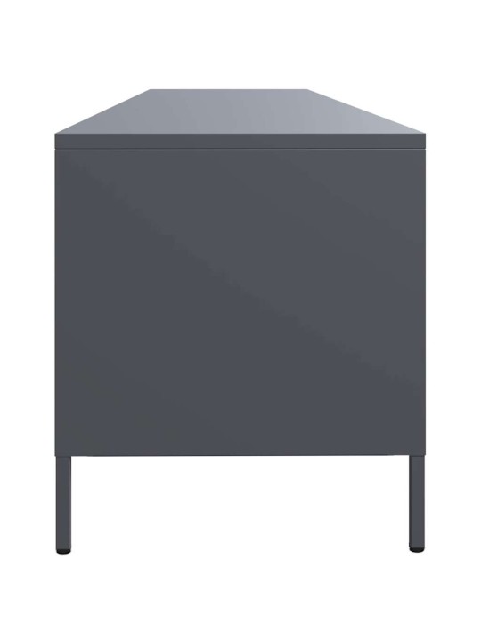 Tv skříňka antracitová 202x39x43,5 cm ocel válcovaná za studena