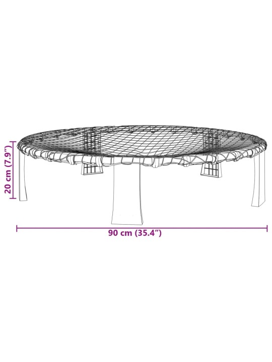 Sada na roundnet se 3 míčky a extra pumpičkou Ø 90 x 20 cm