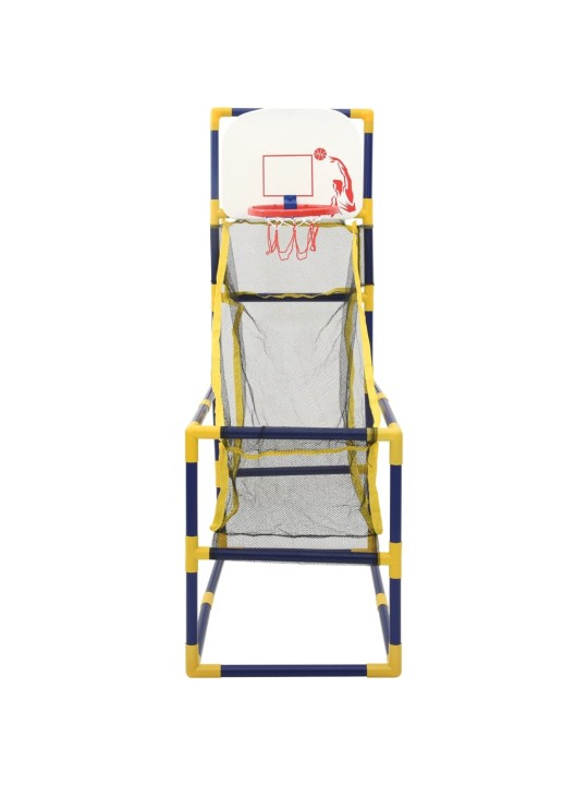 Arkádová basketbalová hra s míčem a pumpičkou 45 x 86 x 127 cm