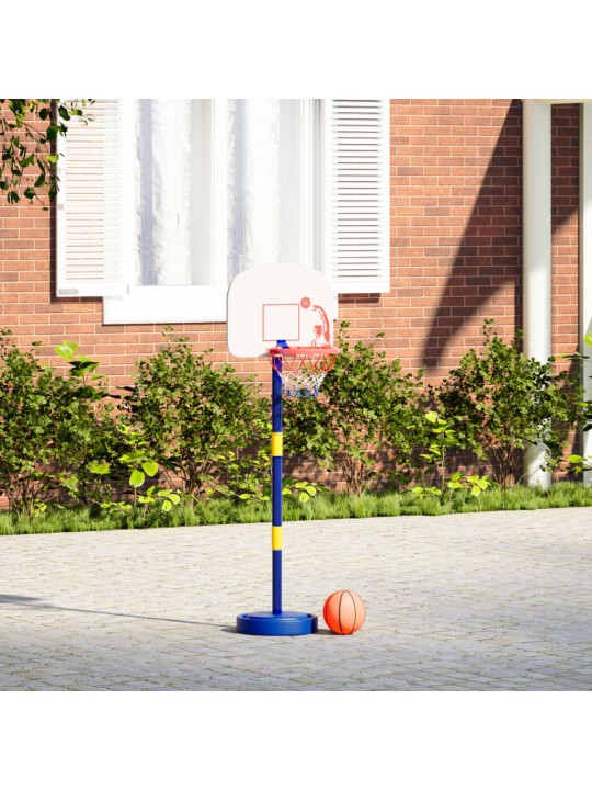 Basketbalový stojan s míčem a pumpičkou výška 90/121 cm
