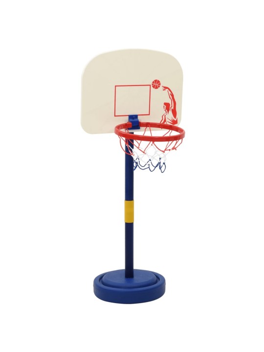 Basketbalový stojan s míčem a pumpičkou výška 90/121 cm