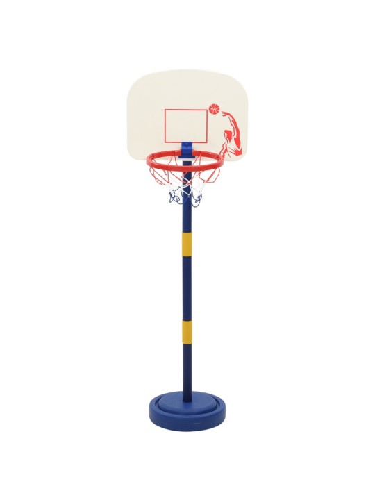 Basketbalový stojan s míčem a pumpičkou výška 90/121 cm