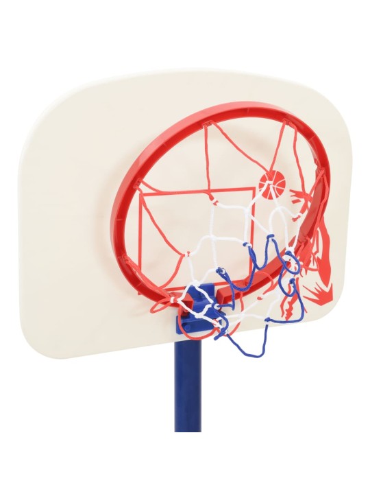 Basketbalový stojan s míčem a pumpičkou výška 90/121 cm