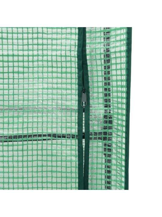 Vyvýšený záhon se skleníkem ratanový vzhled 160 x 40 x 153 cm
