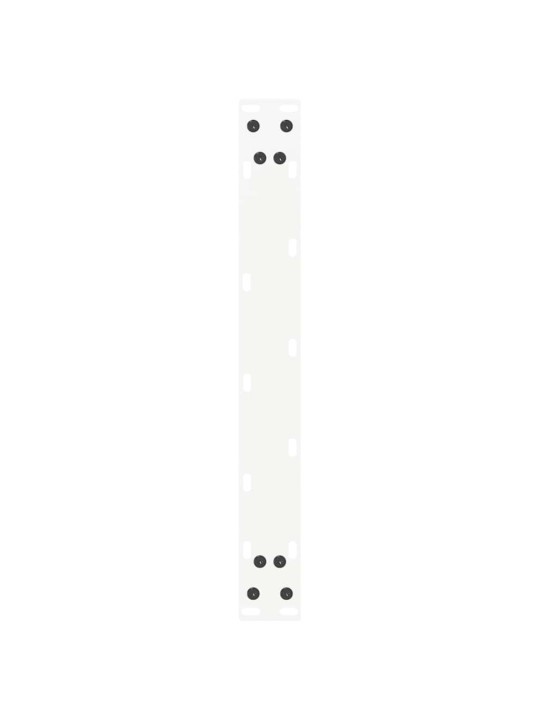 Nohy konferenčního stolku ve tvaru u, 2 ks, bílé, 50 x (30-31) cm, ocel