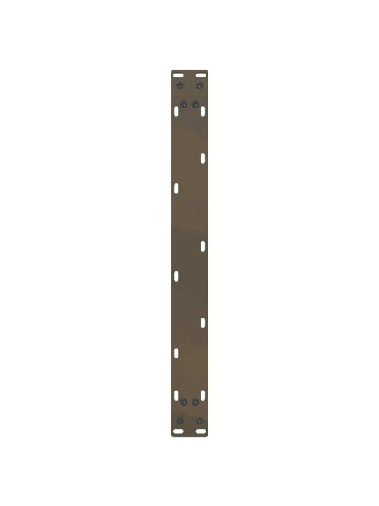 Nohy konferenčního stolku ve tvaru u, 2 ks, přírodní ocel, 60 x (30-31) cm, ocel