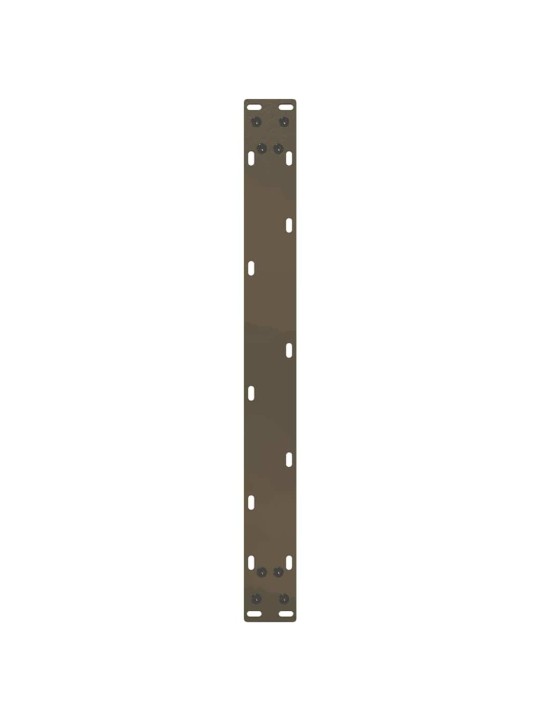 Nohy konferenčního stolku ve tvaru u, 2 ks, přírodní ocel, 70 x (30-31) cm, ocel