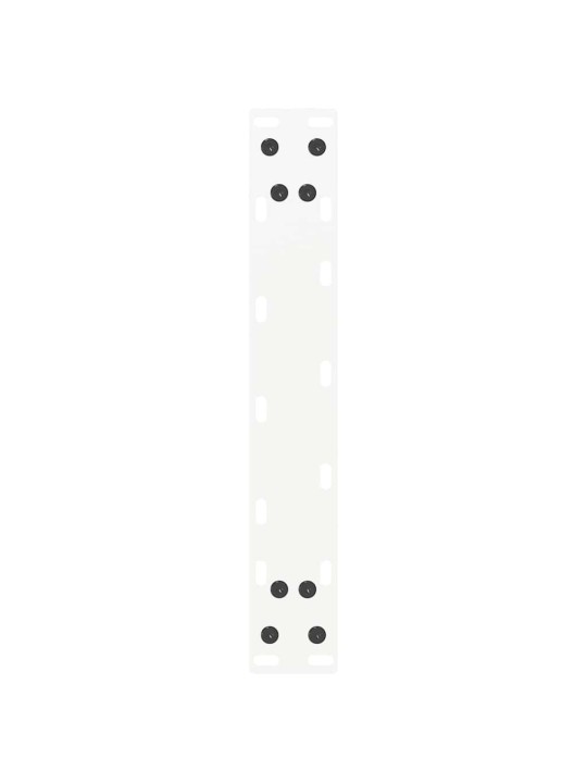 Nohy konferenčního stolku ve tvaru u, 2 ks, bílé, 28 x (42-43) cm, ocel