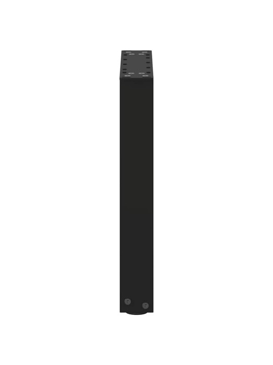 Nohy konferenčního stolku ve tvaru u, 2 ks, černé, 38 x (42-43) cm, ocel