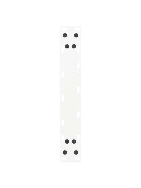 Nohy konferenčního stolku ve tvaru u, 2 ks, bílé, 38 x (42-43) cm, ocel