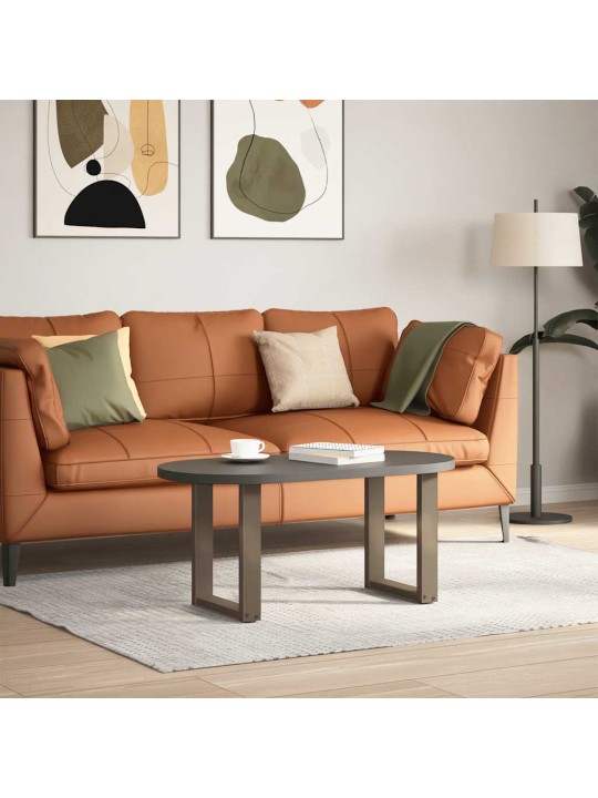 Nohy konferenčního stolku ve tvaru u 2 ks přírodní ocel 38 x (42-43) cm ocel