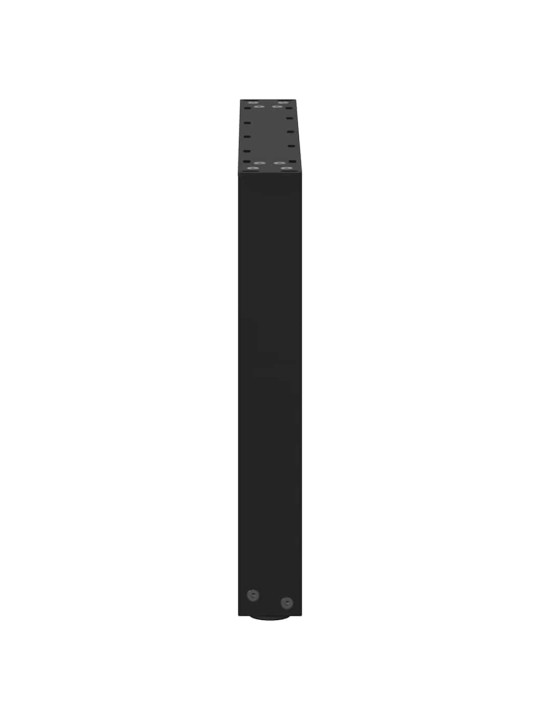 Nohy konferenčního stolku ve tvaru u, 2 ks, černé, 50 x (42-43) cm, ocel