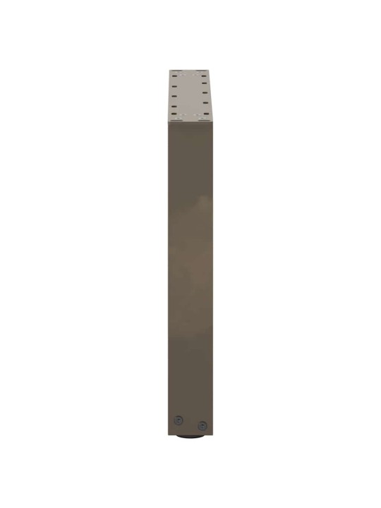Nohy konferenčního stolku ve tvaru u, 2 ks, přírodní ocel, 50 x (42-43) cm, ocel
