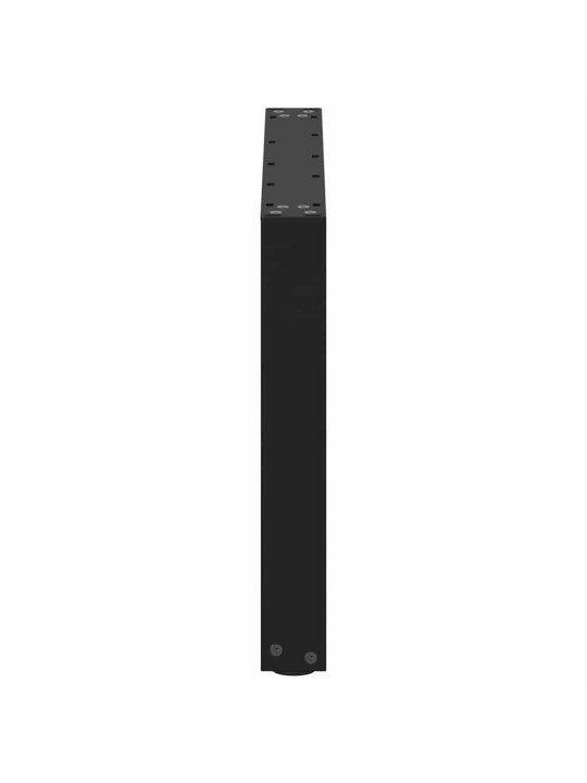 Nohy konferenčního stolku ve tvaru u, 2 ks, černé, 60 x (42-43) cm, ocel