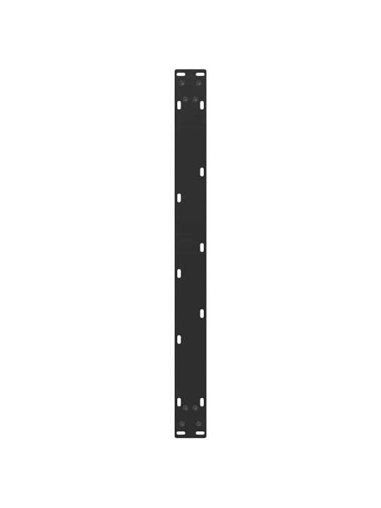 Nohy konferenčního stolku ve tvaru u, 2 ks, černé, 60 x (42-43) cm, ocel