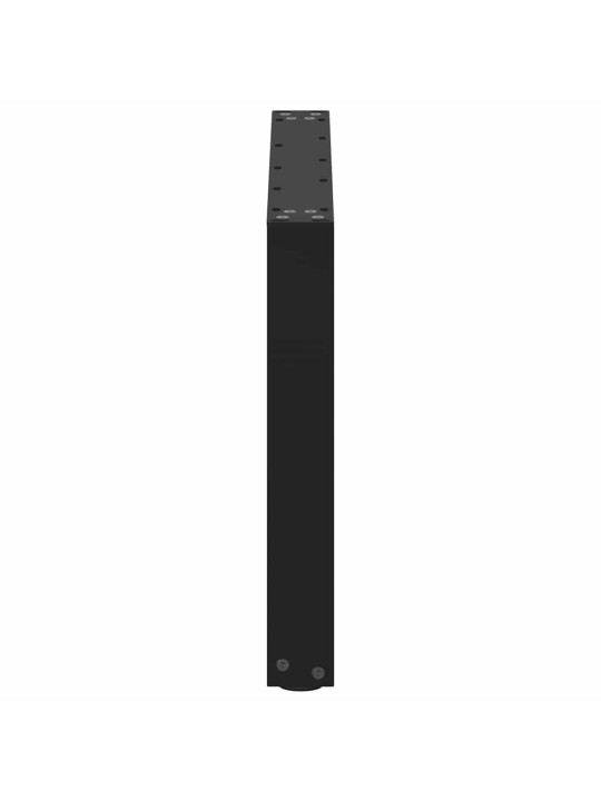 Nohy konferenčního stolku ve tvaru u, 2 ks, černé, 70 x (42-43) cm, ocel