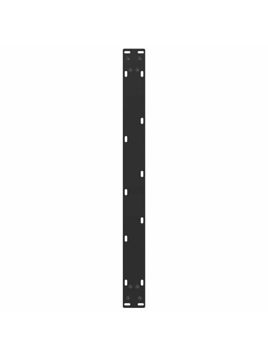Nohy konferenčního stolku ve tvaru u, 2 ks, černé, 70 x (42-43) cm, ocel