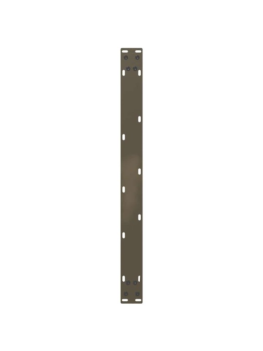 Nohy konferenčního stolku ve tvaru u, 2 ks, přírodní ocel, 70 x (42-43) cm, ocel