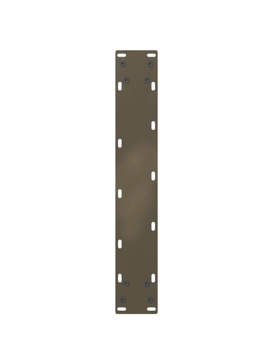 Nohy k jídelnímu stolu ve tvaru u, 2 ks, přírodní ocel, 50 x (72-73) cm, ocel