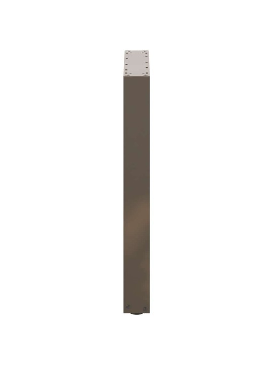 Nohy k jídelnímu stolu ve tvaru u, 2 ks, přírodní ocel, 60 x (72-73) cm, ocel