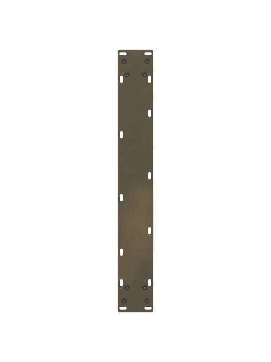 Nohy k jídelnímu stolu ve tvaru u, 2 ks, přírodní ocel, 70 x (72-73) cm, ocel