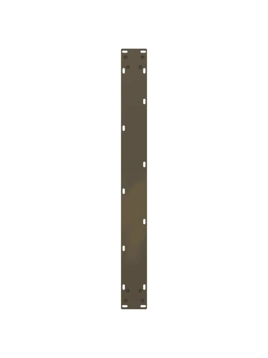 Nohy k jídelnímu stolu ve tvaru u, 2 ks, přírodní ocel, 80 x (72-73) cm, ocel