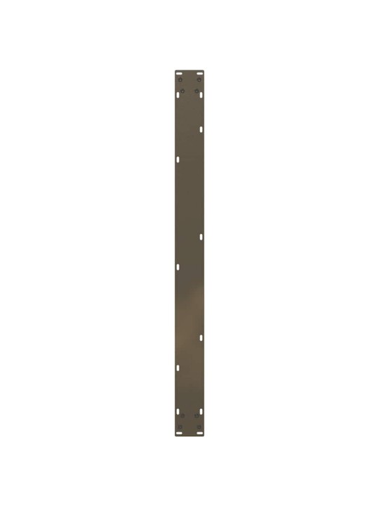 Nohy k jídelnímu stolu ve tvaru u, 2 ks, přírodní ocel, 100 x (72-73) cm, ocel
