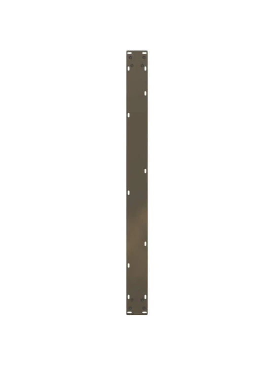 Nohy k jídelnímu stolu ve tvaru u, 2 ks, přírodní ocel, 100 x (72-73) cm, ocel