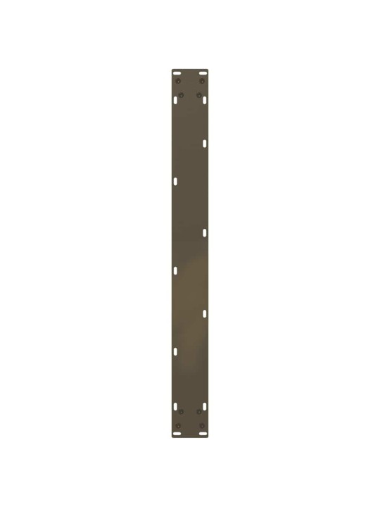 Nohy k jídelnímu stolu ve tvaru u, 3 ks, přírodní ocel, 80 x (72-73) cm, ocel