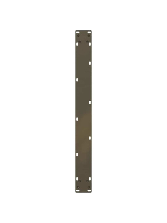 Nohy k jídelnímu stolu ve tvaru u, 3 ks, přírodní ocel, 90 x (72-73) cm, ocel