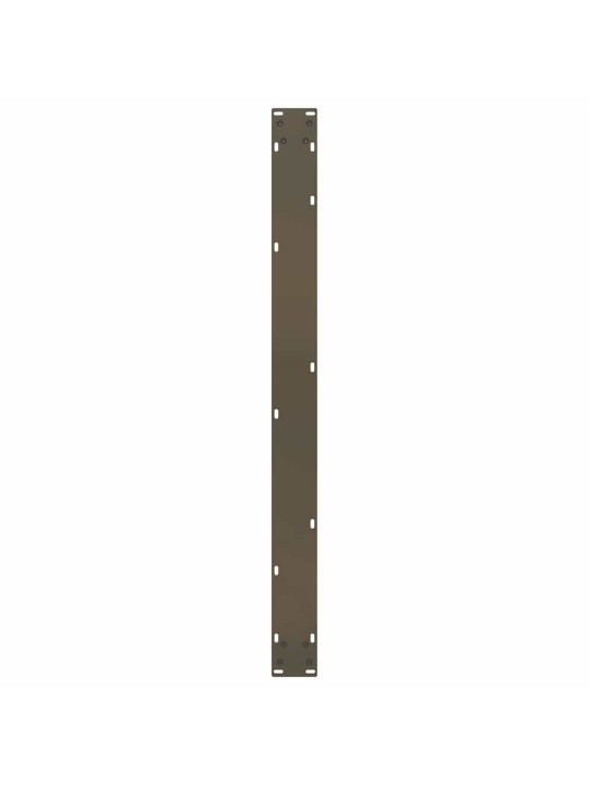 Nohy k jídelnímu stolu ve tvaru u, 3 ks, přírodní ocel, 100 x (72-73) cm, ocel