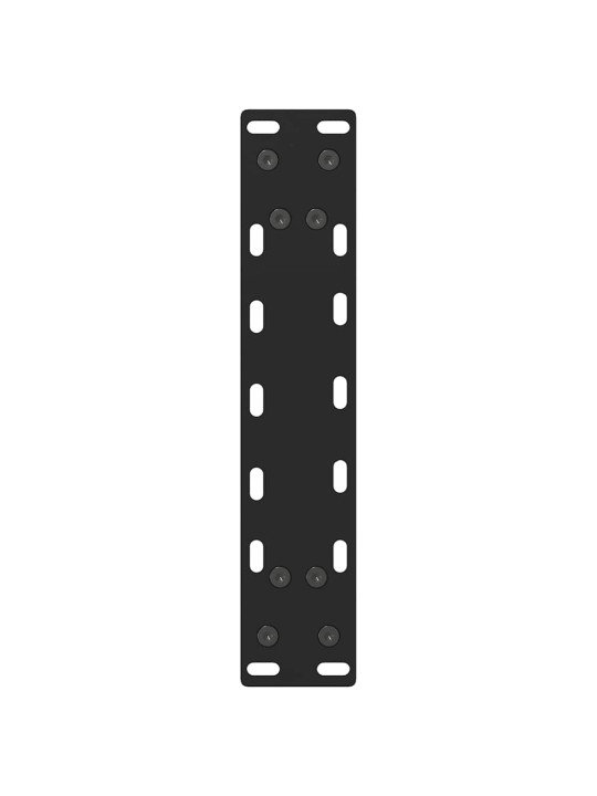 Nohy konferenčního stolku černé 2 ks 40 x (30-31) cm ocelové