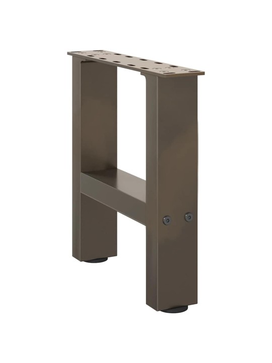 Nohy konferenčního stolku z přírodní oceli 2 ks 40 x (30-31) cm ocel