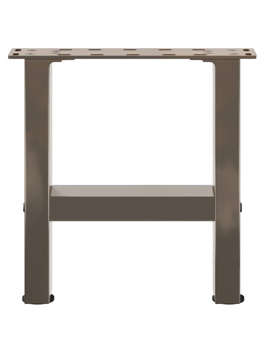 Nohy konferenčního stolku z přírodní oceli 2 ks 40 x (30-31) cm ocel
