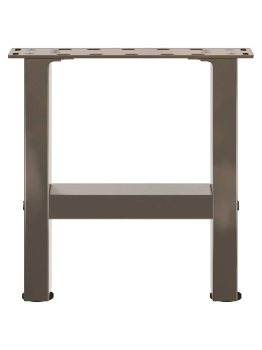 Nohy konferenčního stolku z přírodní oceli 2 ks 40 x (30-31) cm ocel
