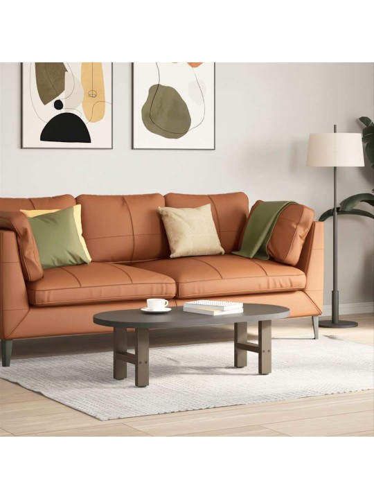 Nohy konferenčního stolku z přírodní oceli 2 ks 40 x (30-31) cm ocel