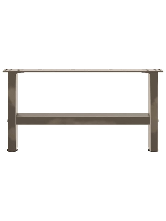 Nohy konferenčního stolku z přírodní oceli 2 ks 60 x (30-31) cm ocel