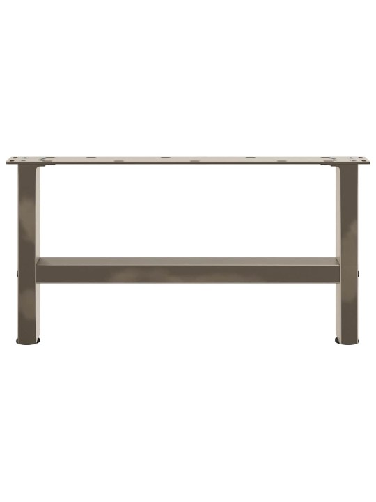 Nohy konferenčního stolku z přírodní oceli 2 ks 60 x (30-31) cm ocel